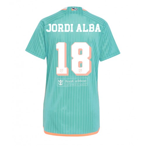 Fotbalové Dres Inter Miami Jordi Alba #18 Dámské Alternativní 2024-25 Krátký Rukáv